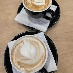 Mocha and latte