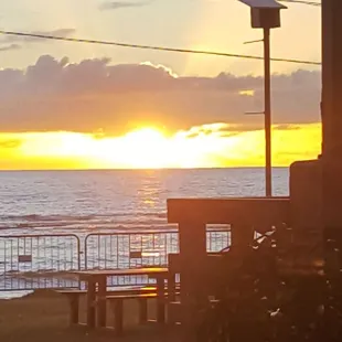 Sunset from the cabin