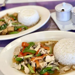 Ginger chicken delicious!