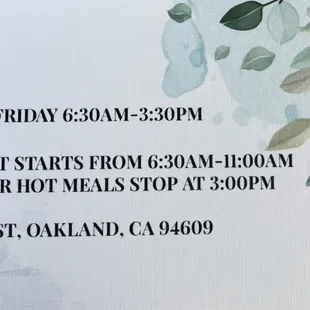 the breakfast starts from 3 30pm