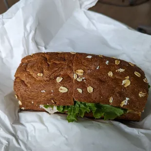Upgrade to wheat roll $.40
