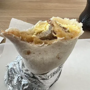 #1. Slammin Breakfast Burrito