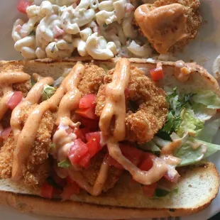 Seafood Po Boy Sandwich