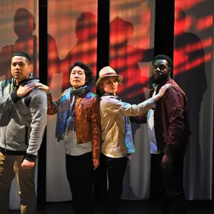 Cast of The Great Divide II: Plays on the Politics of Truth. Photo by George Byron Griffiths Photography.