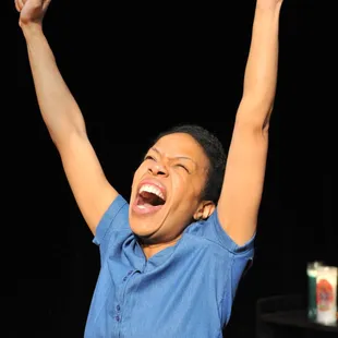 Nilaja Sun in Pike St. Photo by George Byron Griffiths Photography.