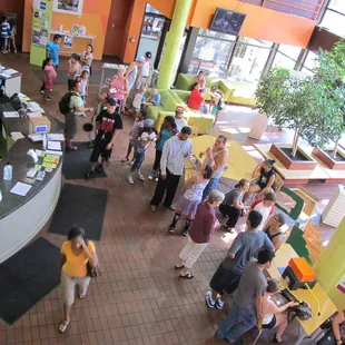 Our bustling, bright lobby!