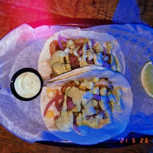 Shrimp tacos