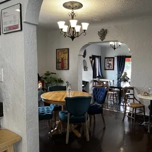Inviting sitting area inside