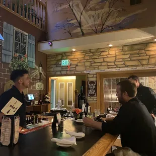 Bar area. So Tuscany