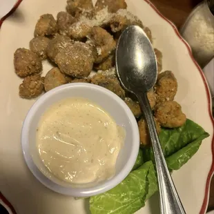 Breaded mushrooms