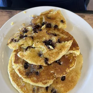 Blueberry pancakes
