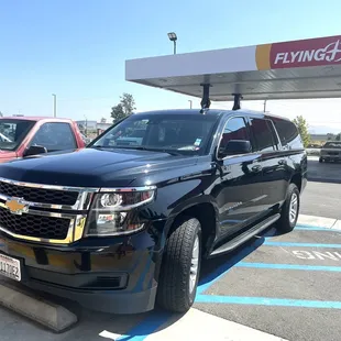 Stopped for food and drink