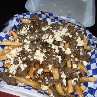 Gyro fries w/ feta