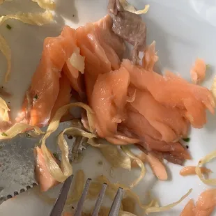 Raw fish that got me currently poisoned for many days.