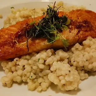 Salmon with couscous
