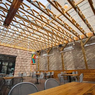 Heated and covered outdoor patio