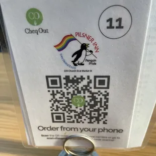Digital menu