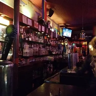 A look behind the bar this evening.