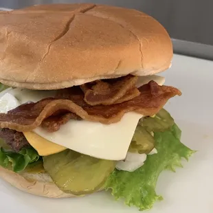 Bacon Swiss Burger