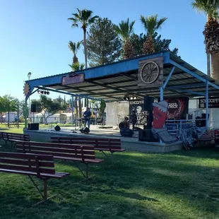 Central Park stage