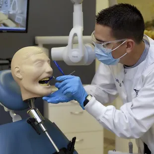 Dental hygiene clinic and lab.