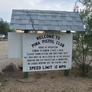 Pima Pistol Club, Front Entrance