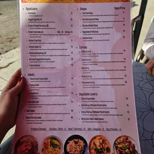 menu, sushi and sashimi