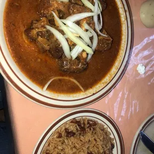 Oxtail and red beans n rice ( THE BEST)