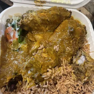 Curry chicken