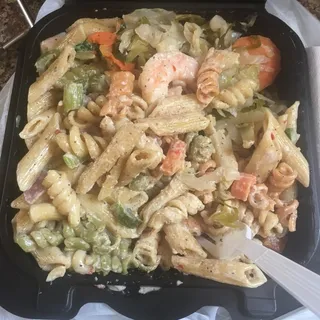 Jerk Shrimp Rasta Pasta