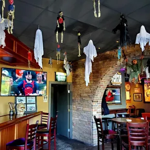 the interior of the restaurant