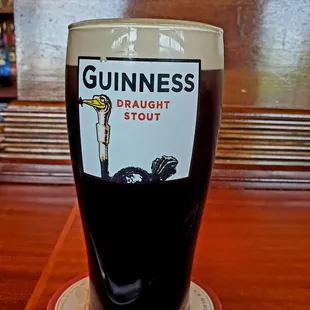 a pint of guinness