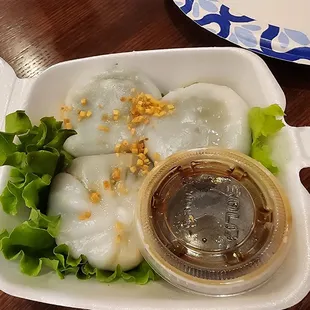 Chive dumpling