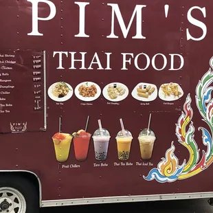 Food truck and menu
