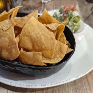 Chips and guacamole