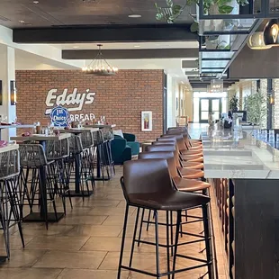 the bar area of eddy's