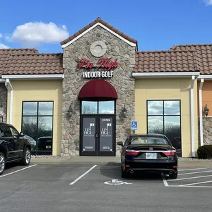 the front of a restaurant