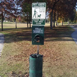 Make sure to clean up after your dog!