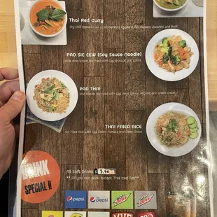 Lunch menu