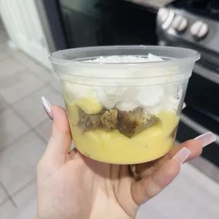 Banana bread bread pudding