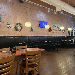 Interior of restaurant