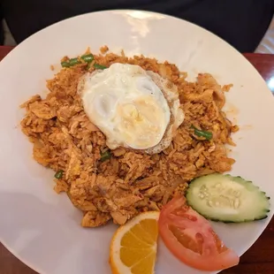 Kimchi fried rice. HOT