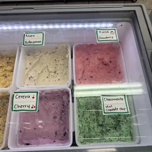 Ice cream flavors and more variety coming soon!