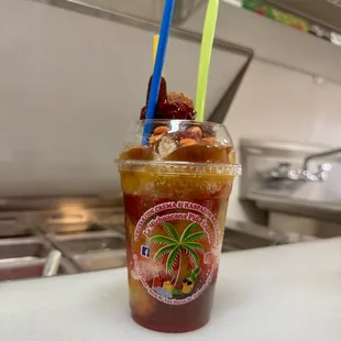 Raspado chamoyada natural
