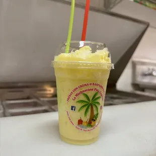All natural vanilla raspado