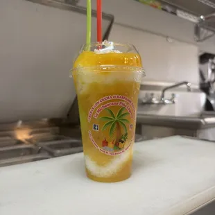 All natural raspado de mango