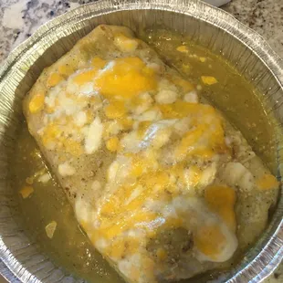 Green Wet Burrito