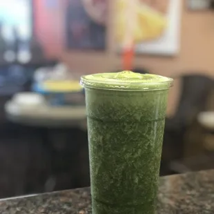 Fresh green smoothie!