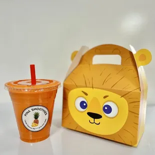 Pina kid&apos;s meal (choice of toast, choice of juice or smoothie, toy)