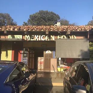 Outside